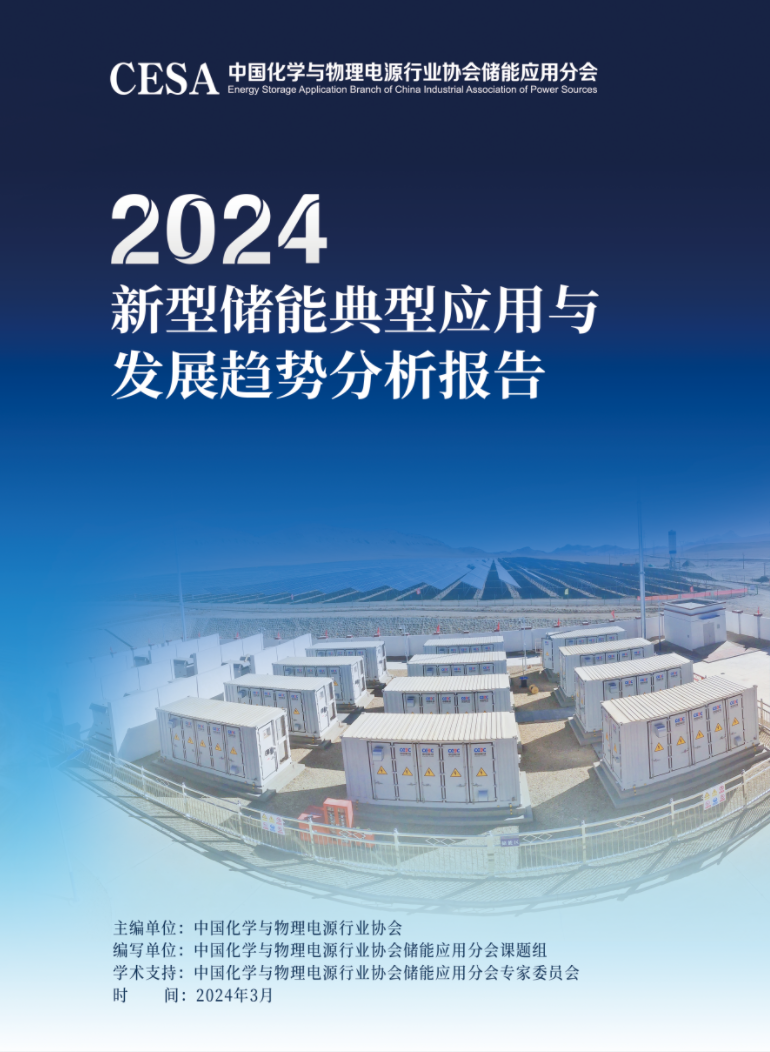 《2024新型储能典型应用与发展趋势分析报告》